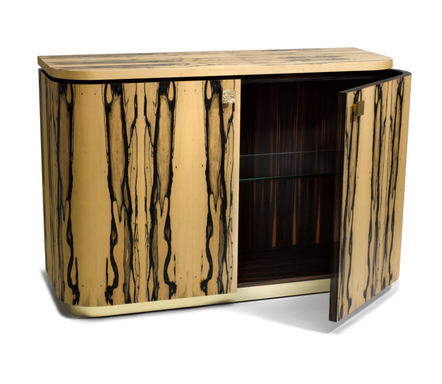 Engineered Black & White Ebony Veneer